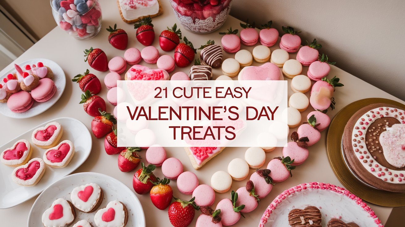 21 Cute Easy Valentines Day Treats