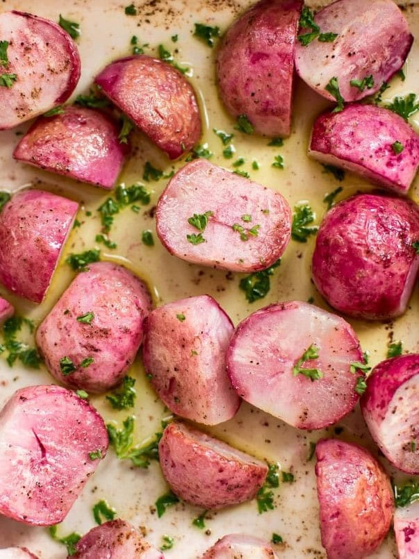 Simple Roasted Radishes