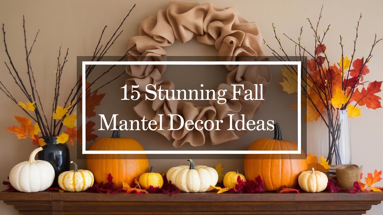 15 Stunning Fall Mantel Decor Ideas