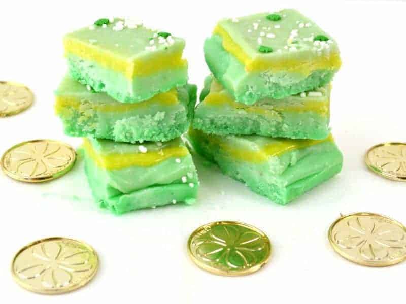 Easy St. Patricks Day Green Fudge