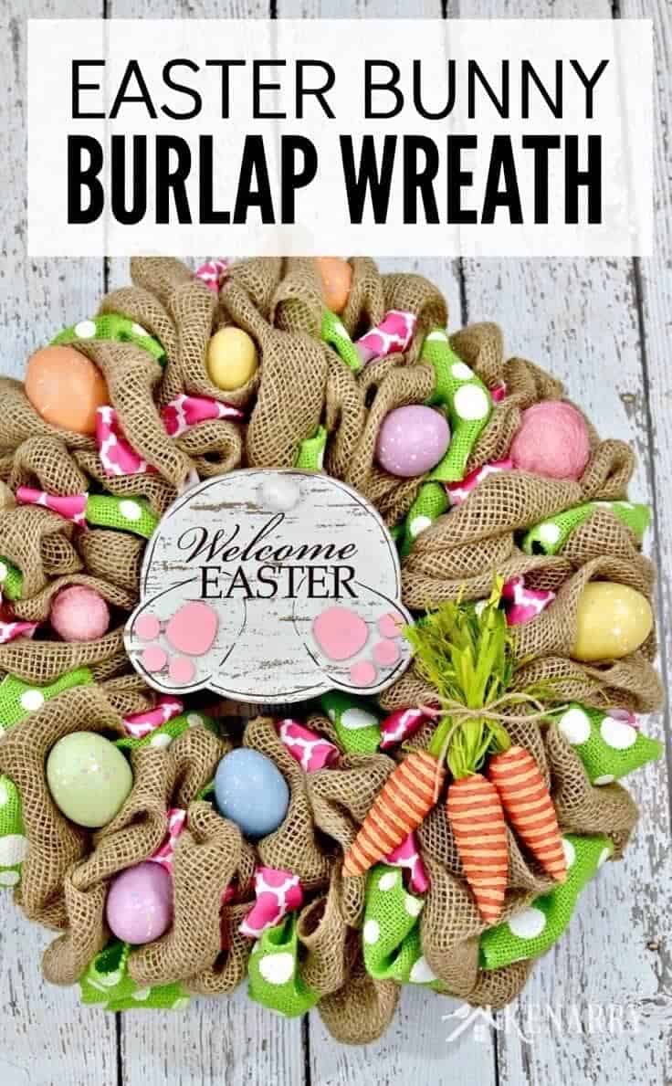 easter bunny burlap wreath11