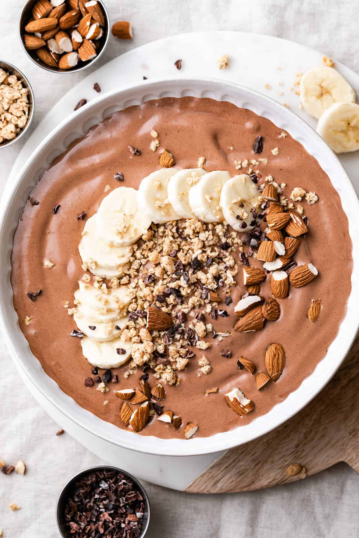 25 Easy Smoothie Bowl Recipes 22 Chocolate Almond Butter Smoothie Bowl 3 1