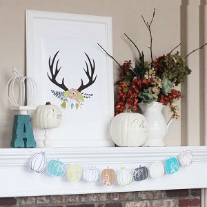 15 Best Fall Mantle Decor 12 Fresh Fall Mantel