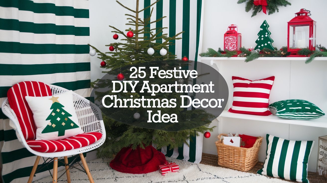 25 Festive DIY Apartment Christmas Decor Ideas