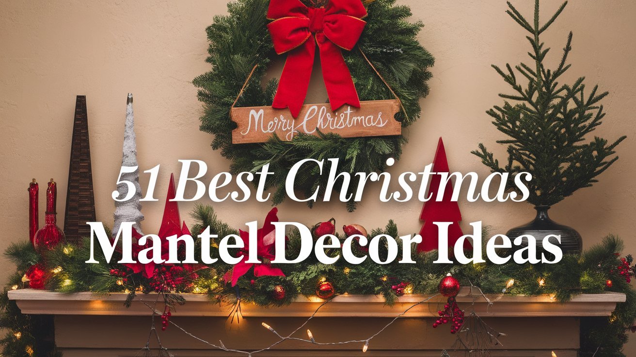 51 Best Christmas Mantel Decor Ideas 1