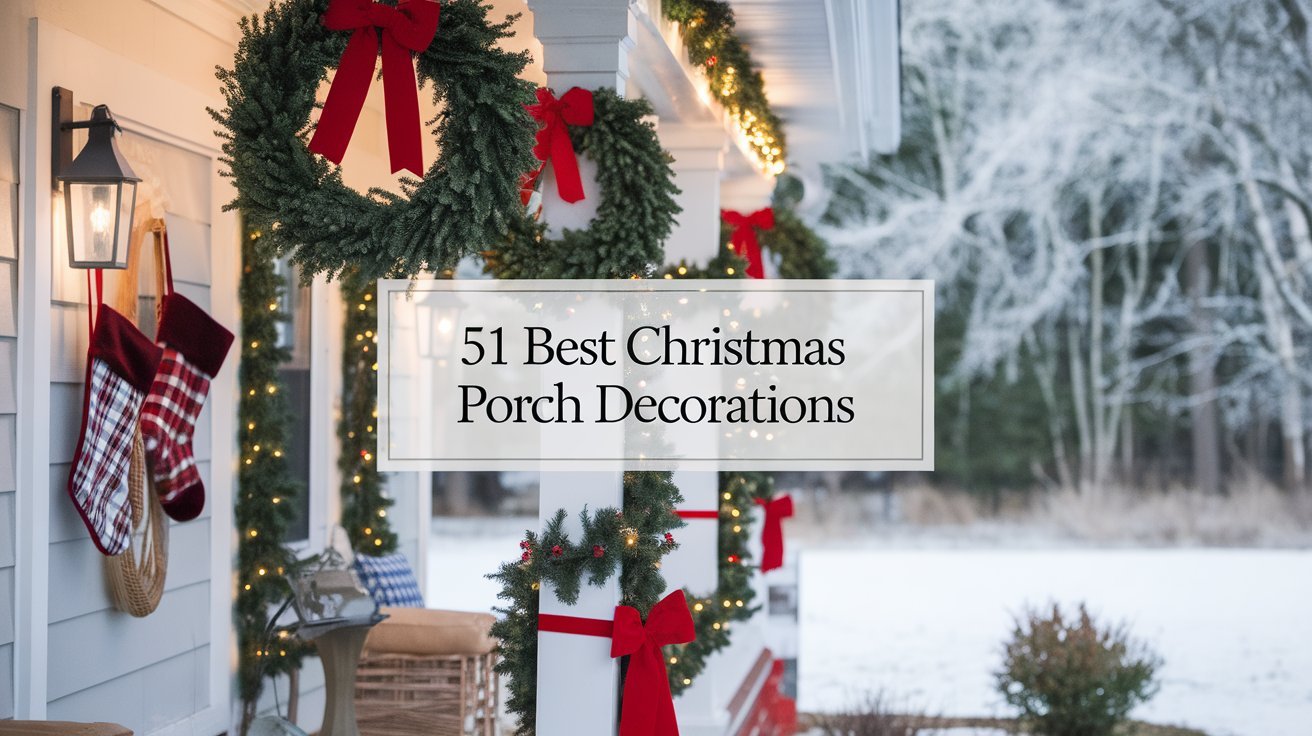 51 Best Christmas Porch Decorations 1
