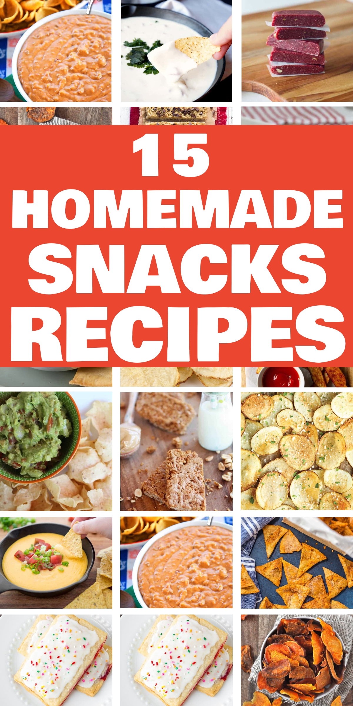 15 Delicious Homemade Snack Recipes