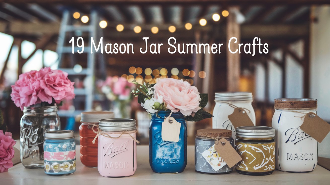 19 Mason Jar Summer Crafts 1