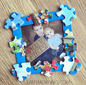 love you to pieces fathers day gift