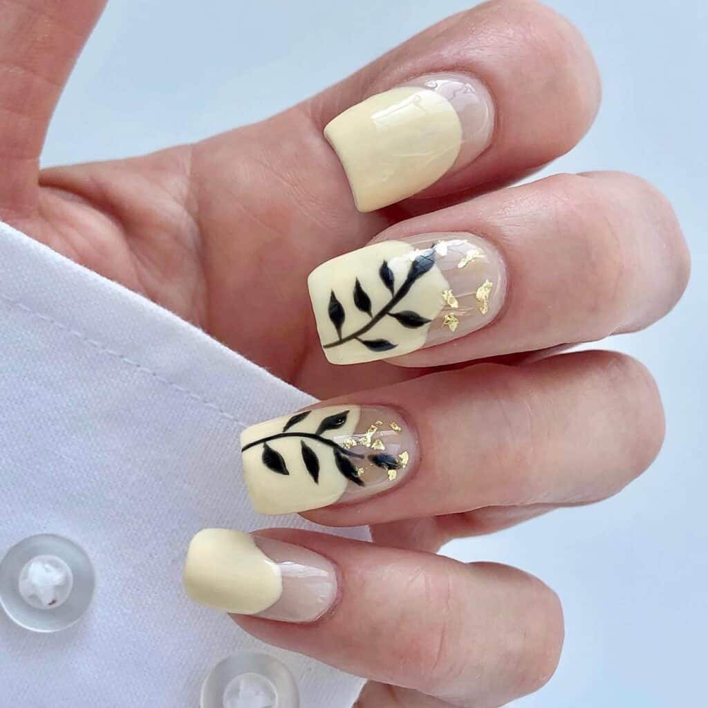 Cheerful and lively summer nail designs with bold hues of azure, rose, and lemon, showcasing seaside themes and flower motifs.