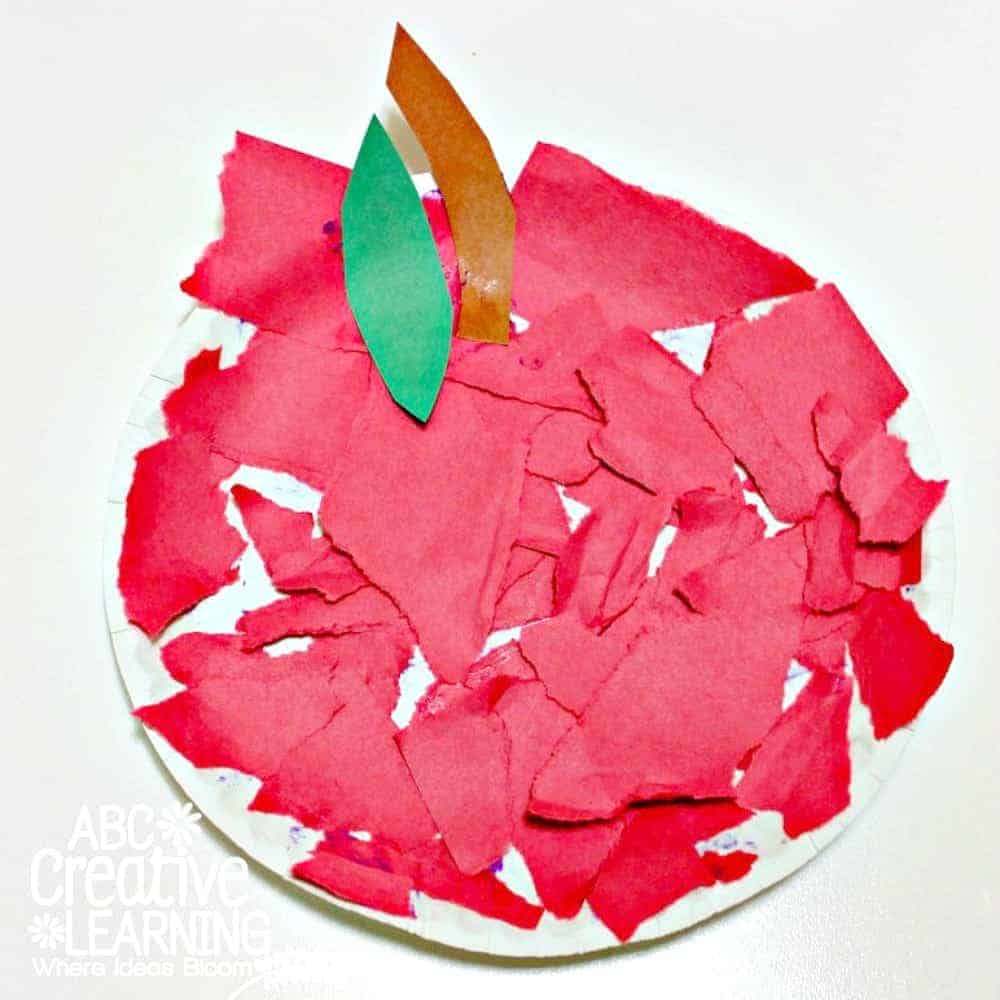 Toddler Apple Craft for Fine Motor Skills SQ