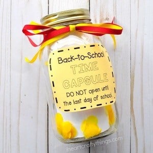 Back to School Time Capsule