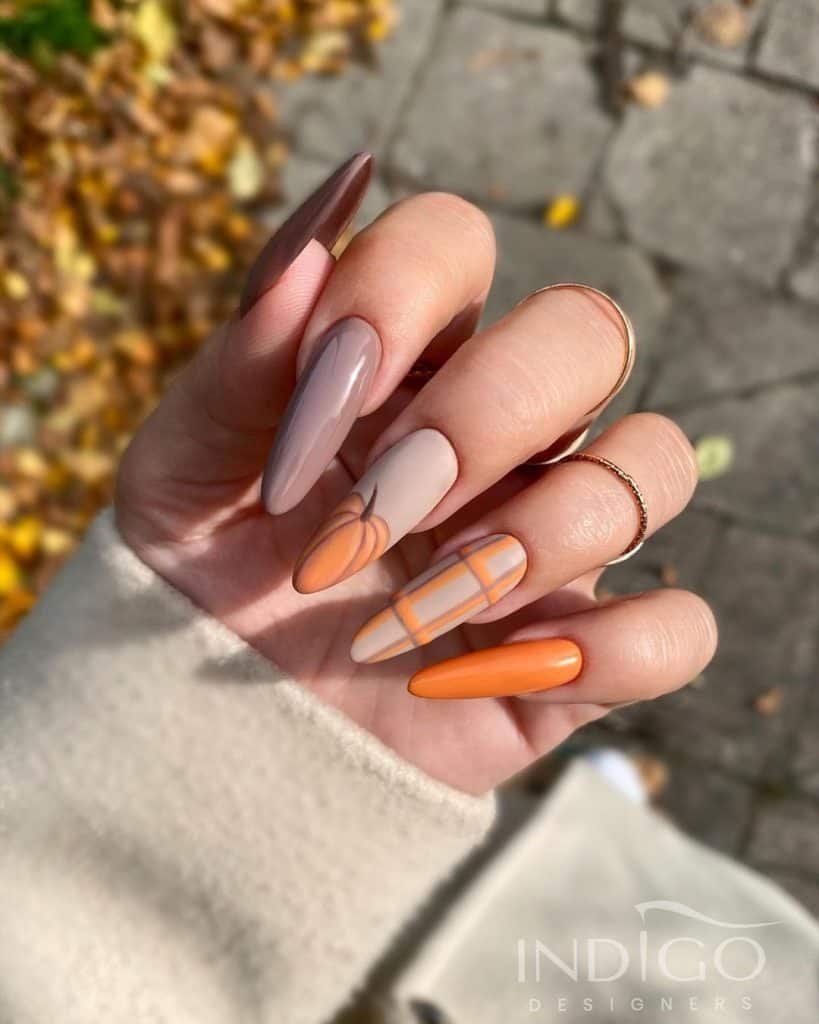Best Fall Pumpkin Nails 2025 22 Ideas: Top Trends and Designs for the Season