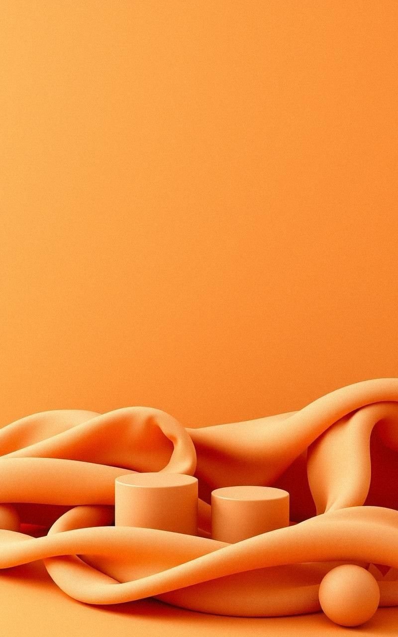 Soft Curves And Loops In Warm Earth Tones
