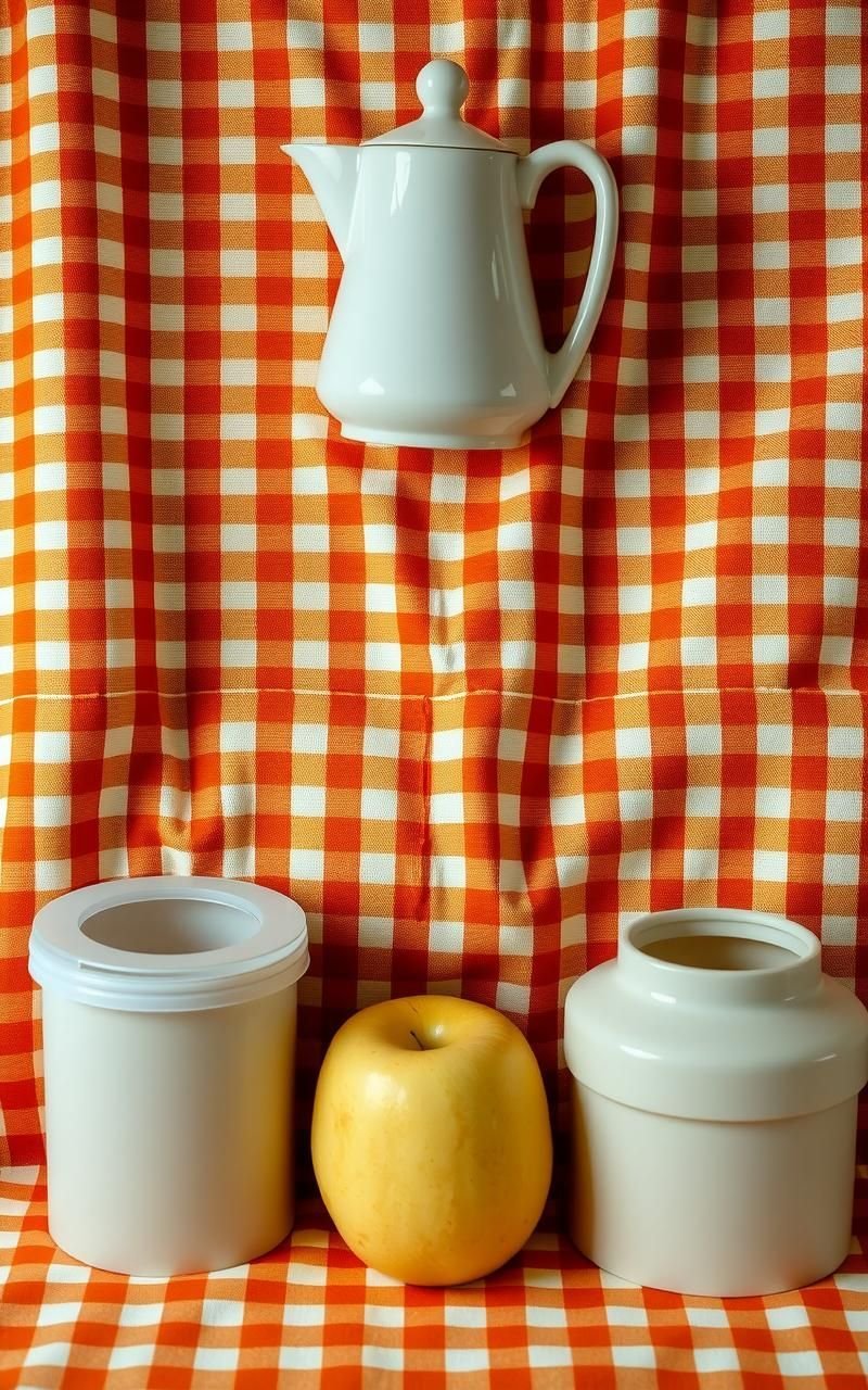 Classic Gingham Checks in Warm Earth Tones