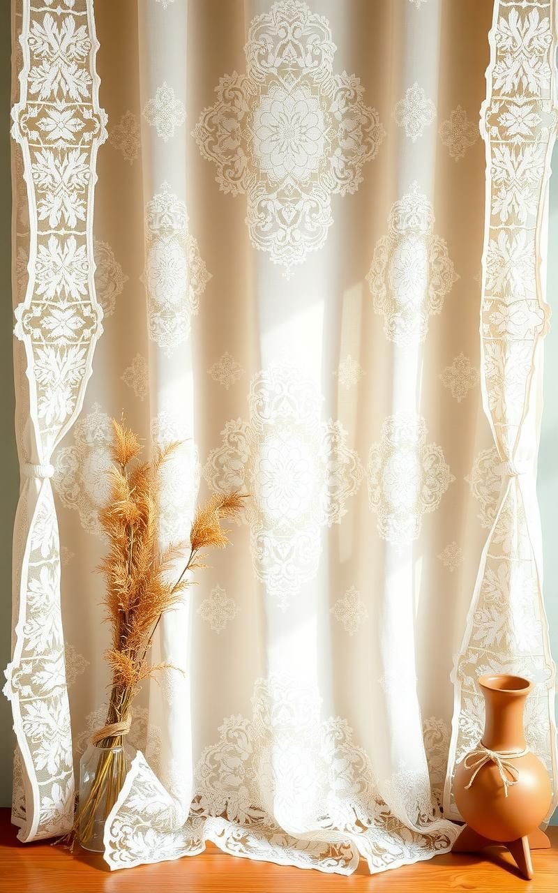 Delicate Lace-Inspired Wallpaper Designs