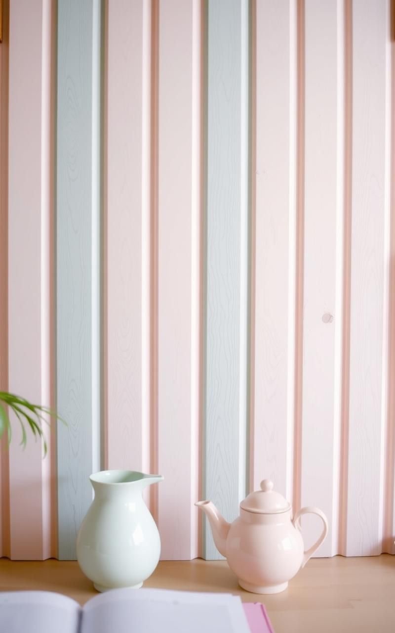 Soft Pastel Stripes With Vintage Appeal