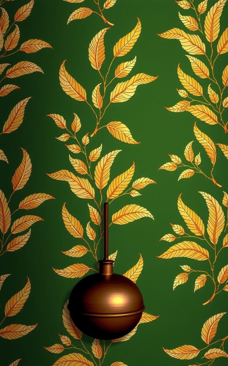 Gilded Leaves and Botanical Motifs