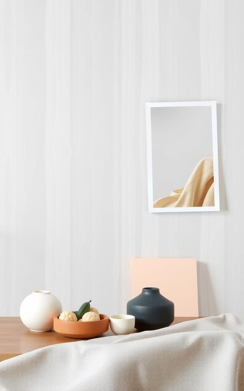 Soft Gray Tones With Natural Wood Accents