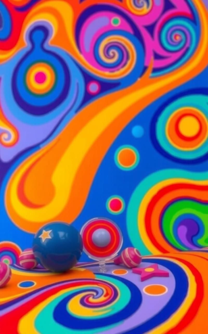 Psychedelic Swirls Inspired By The 1960s