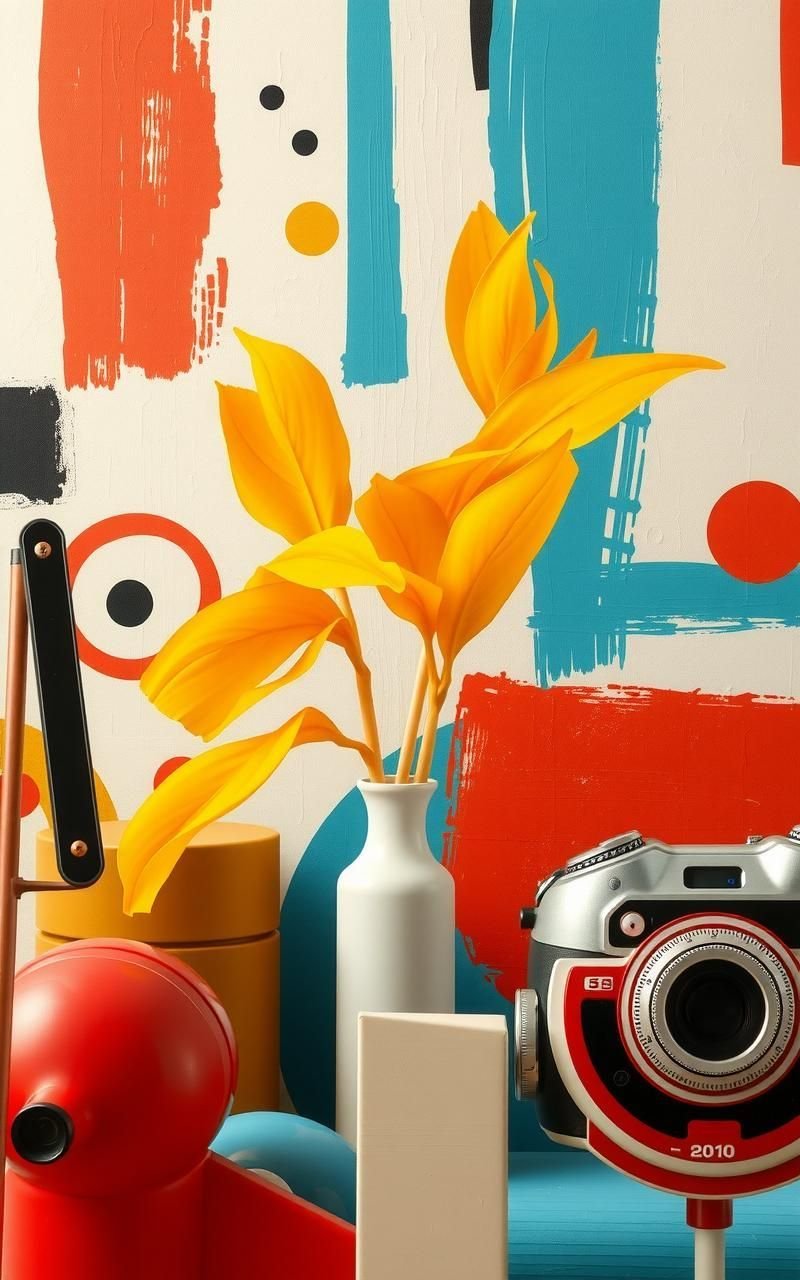 Retro Abstract Art Wallpapers For Creative Spaces