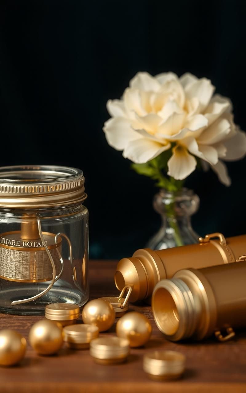 Retro Wallpaper With Subtle Metallic Accents