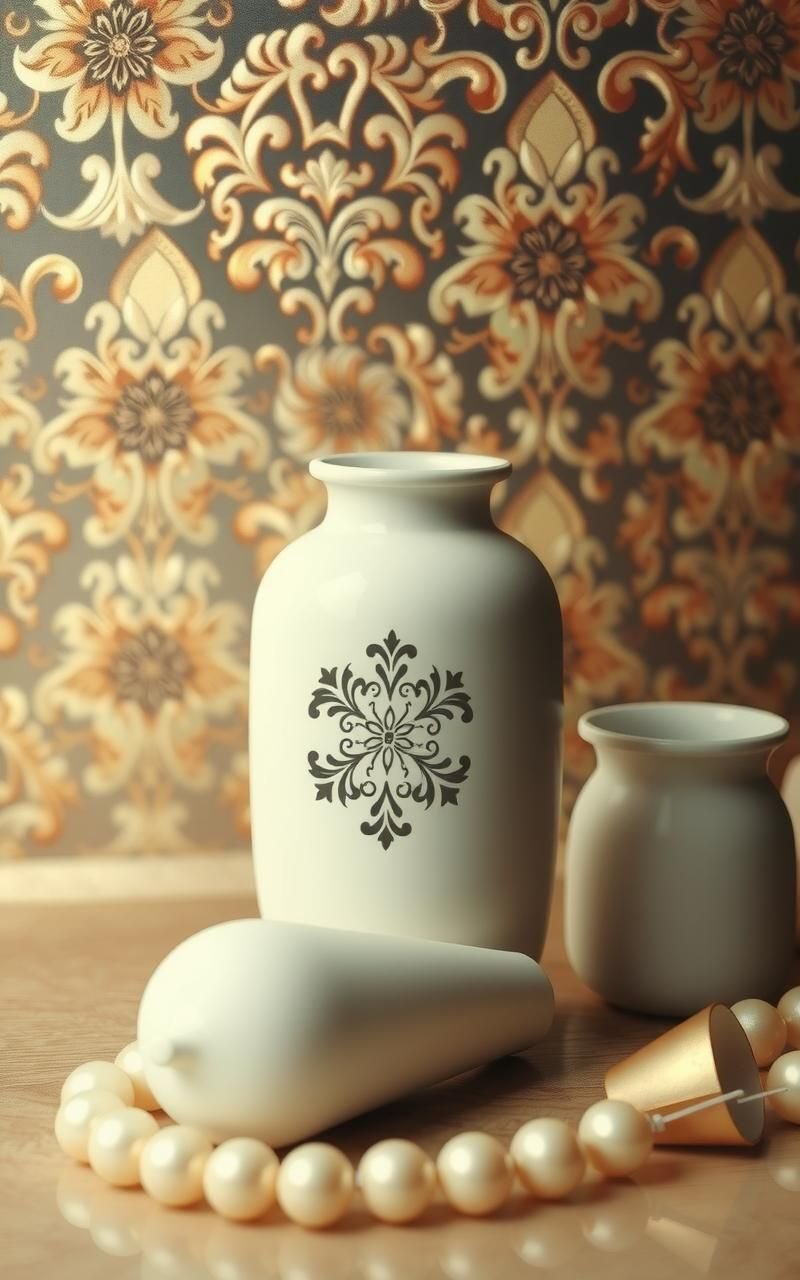 Vintage Damask Patterns With Elegant Flair