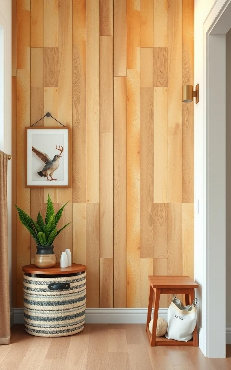 Barn Door Plank Wallpaper To Evoke Farmstead Simplicity