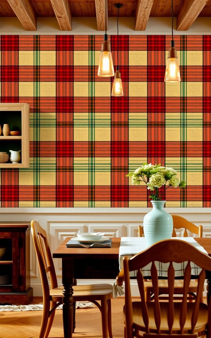 Plaid Patterns Inspired By Traditional Farmhouse Textiles