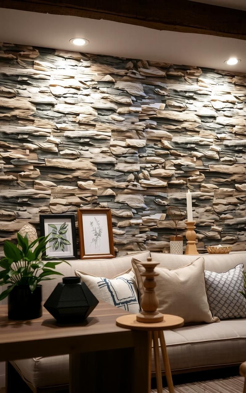 Rustic Stone Wall Wallpaper For Natural Texture And Depth