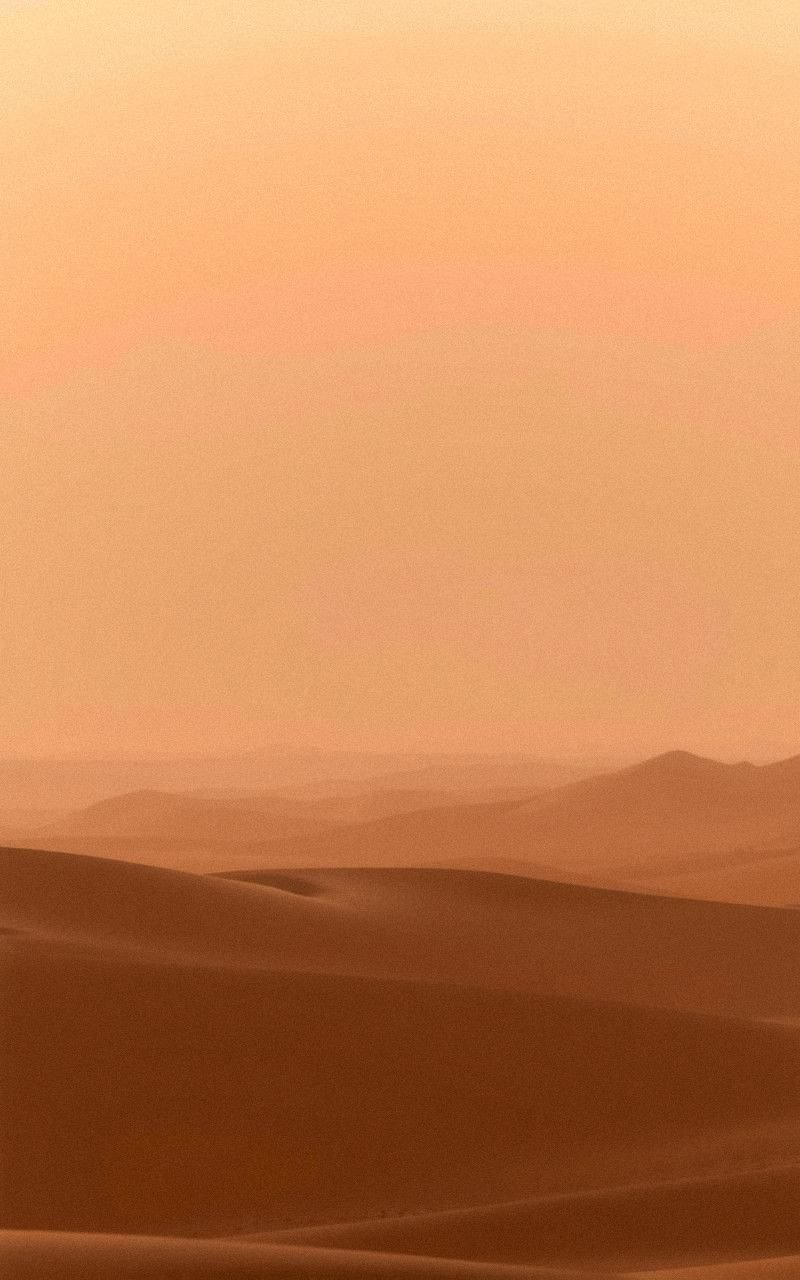 Distant Sandstorm Creating Soft Hazy Effect