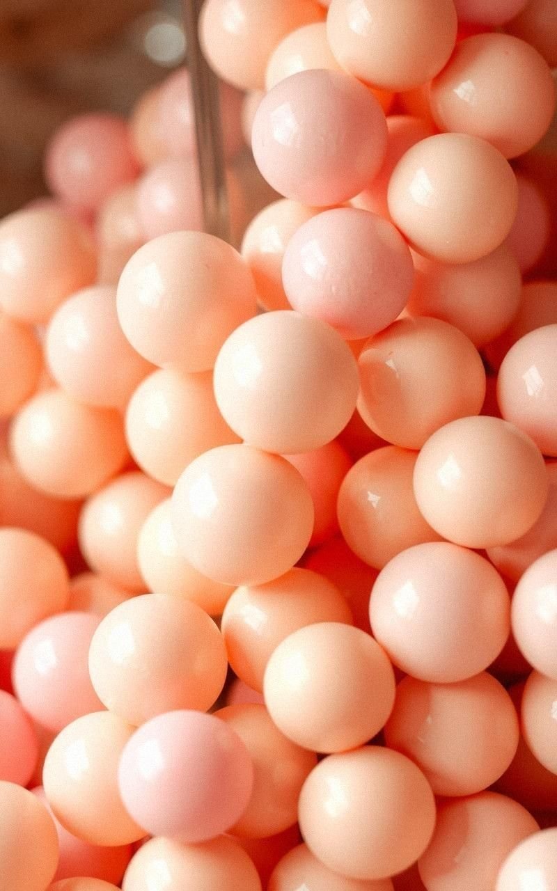 Peachy Bubblegum Bliss Background