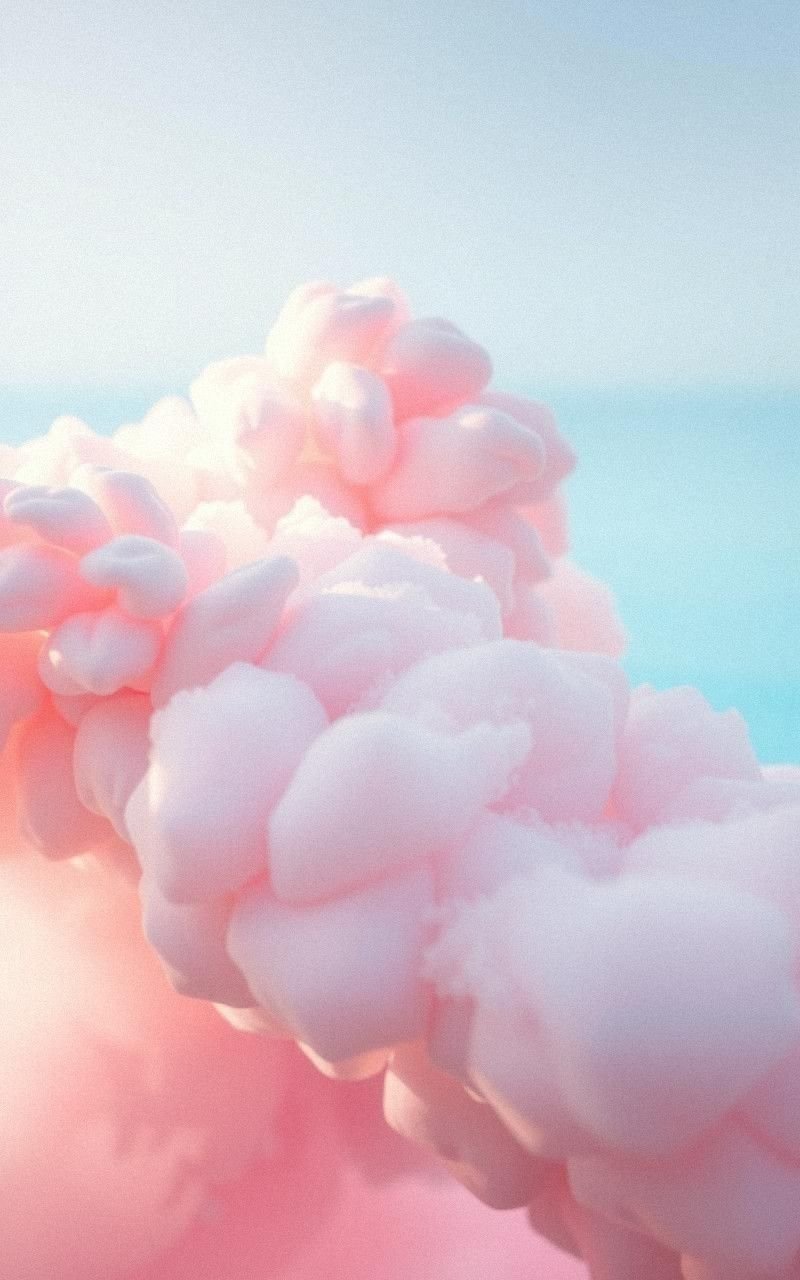 Soft Pink Cotton Candy Dreamscape