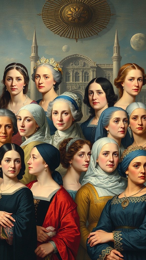 A collage of inspirational women from history, showcasing their diverse backgrounds and contributions.