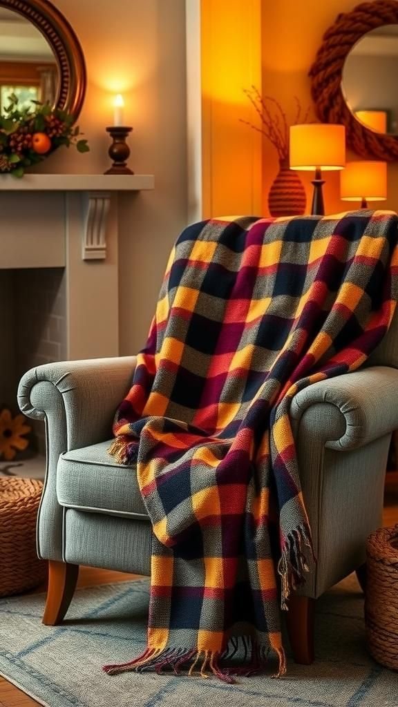 Plaid Throw Blankets To Enhance Autumn Vibes