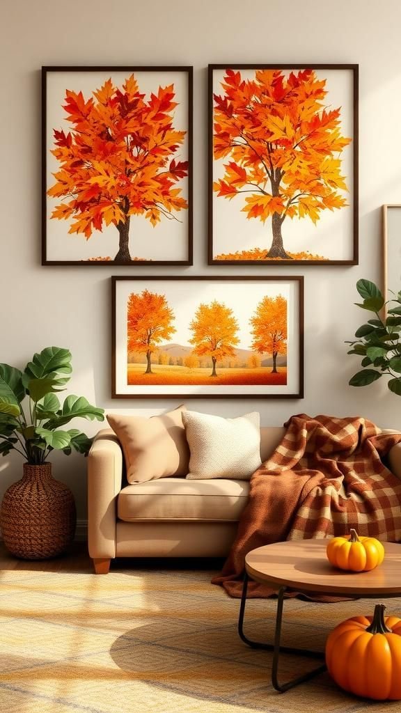 Seasonal Artwork Featuring Fall Landscapes