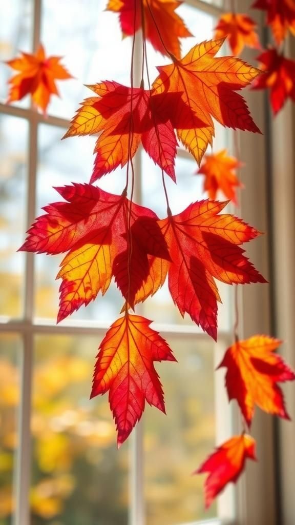 Create Leaf Suncatchers with Wax Paper