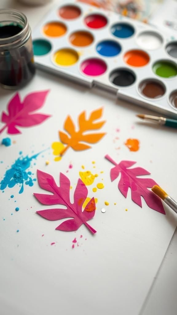 Make Leaf Shape Stencils for Painting