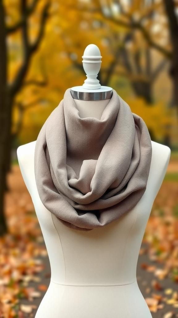 Infinity Scarf Twist For Modern Flair