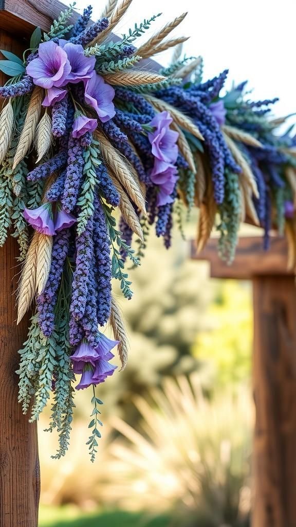 Dried Flower Garlands For Timeless Autumn Decor