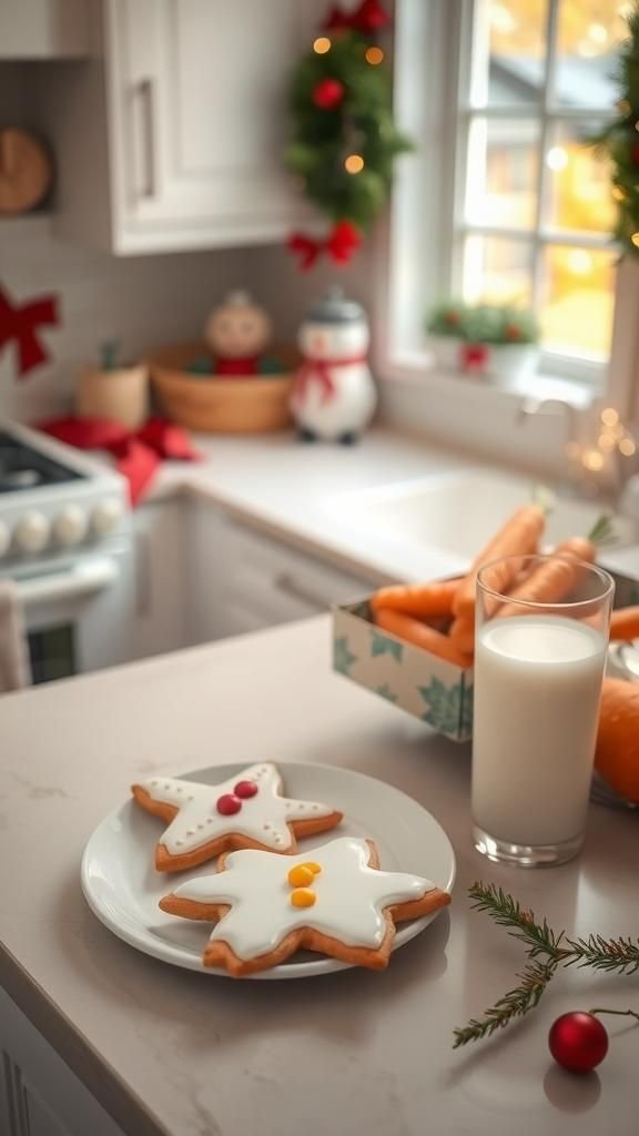 Preparing And Leaving Out Treats For Santa Claus