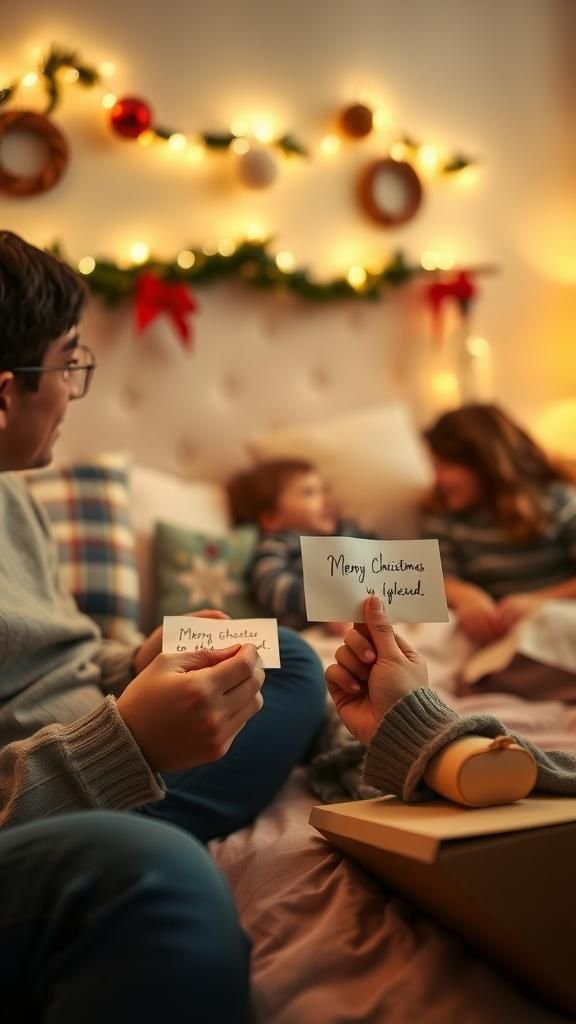 Writing Gratitude Notes To Share Before Bedtime