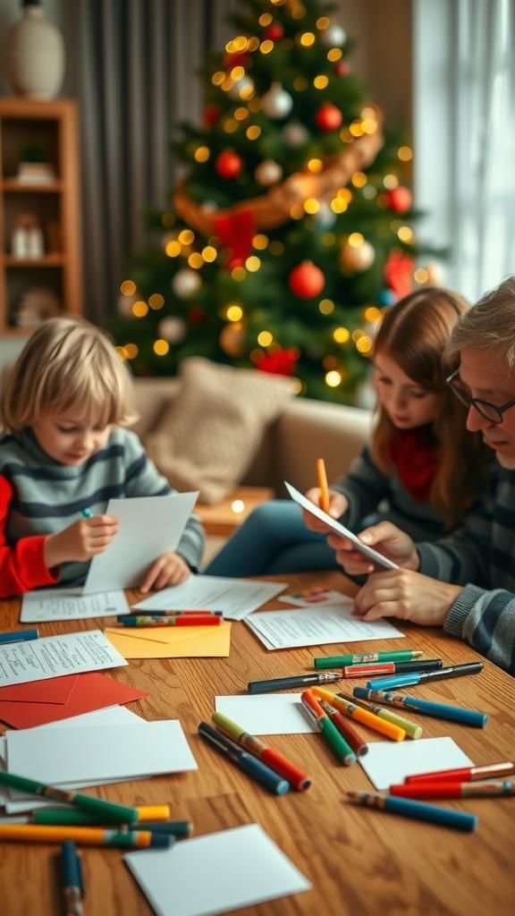 Writing Letters To Santa As A Family Tradition
