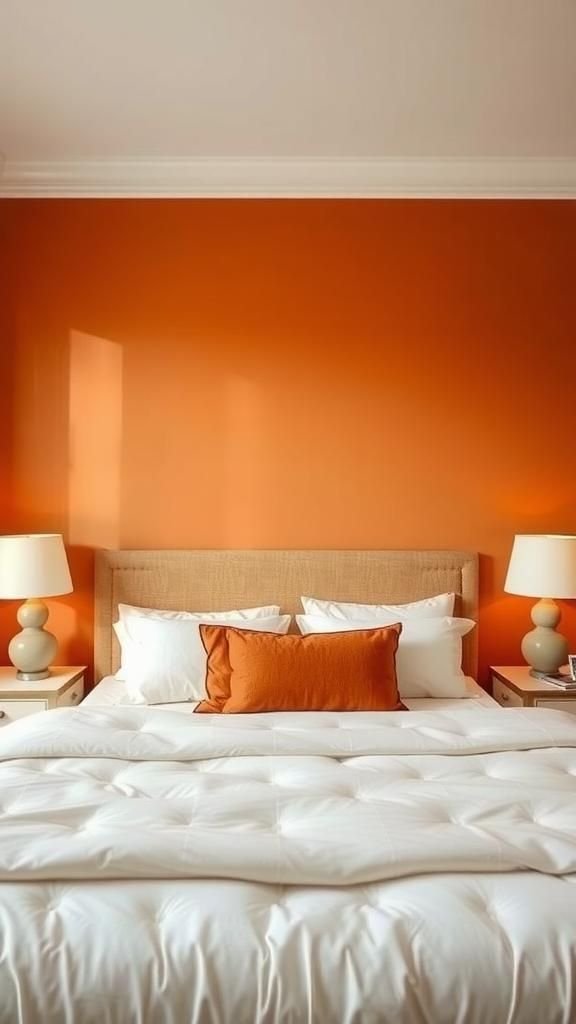 Add a Warm-Toned Accent Wall