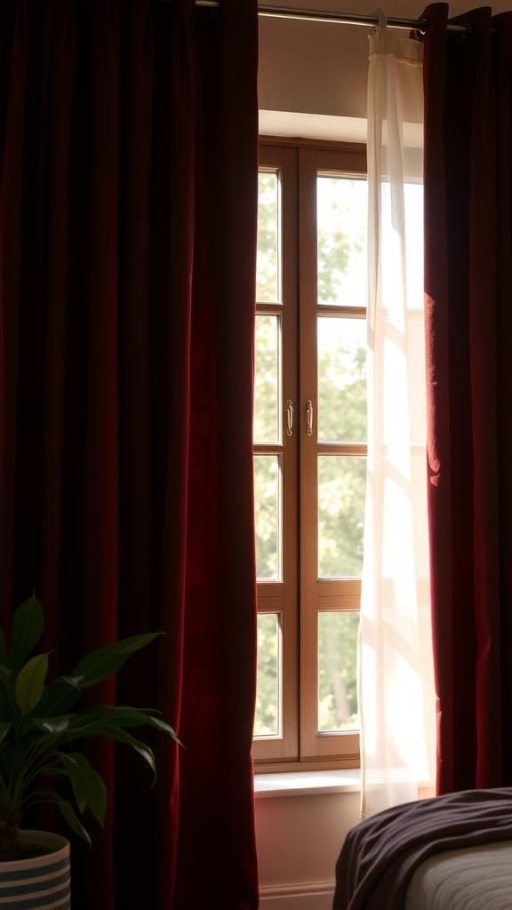 Use Heavy Curtains to Insulate and Decorate