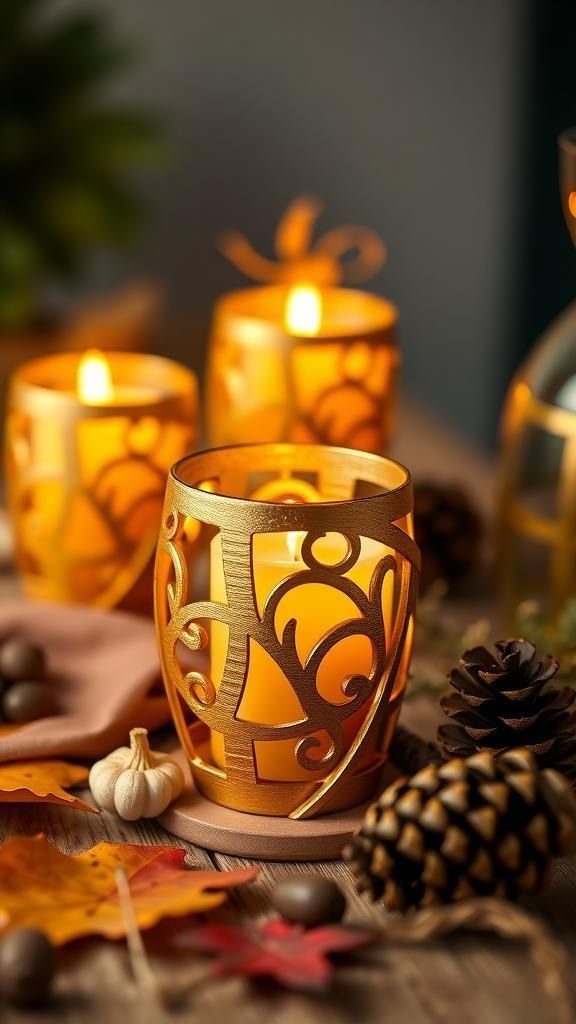 Quince Fruit Candle Holders for Unexpected Beauty