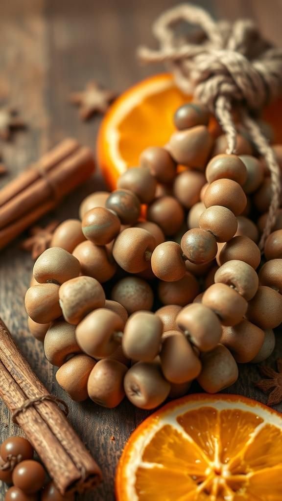 Pumpkin Spice Scented Clay Diffuser Beads