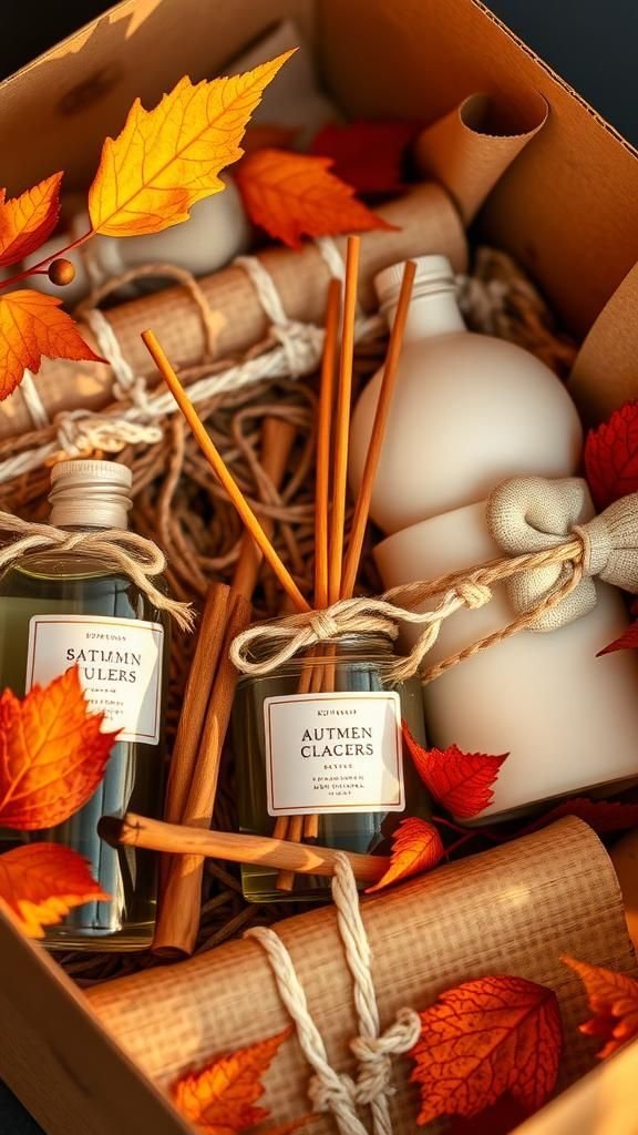 Pumpkin Spice Scented Reed Diffuser Gift Sets
