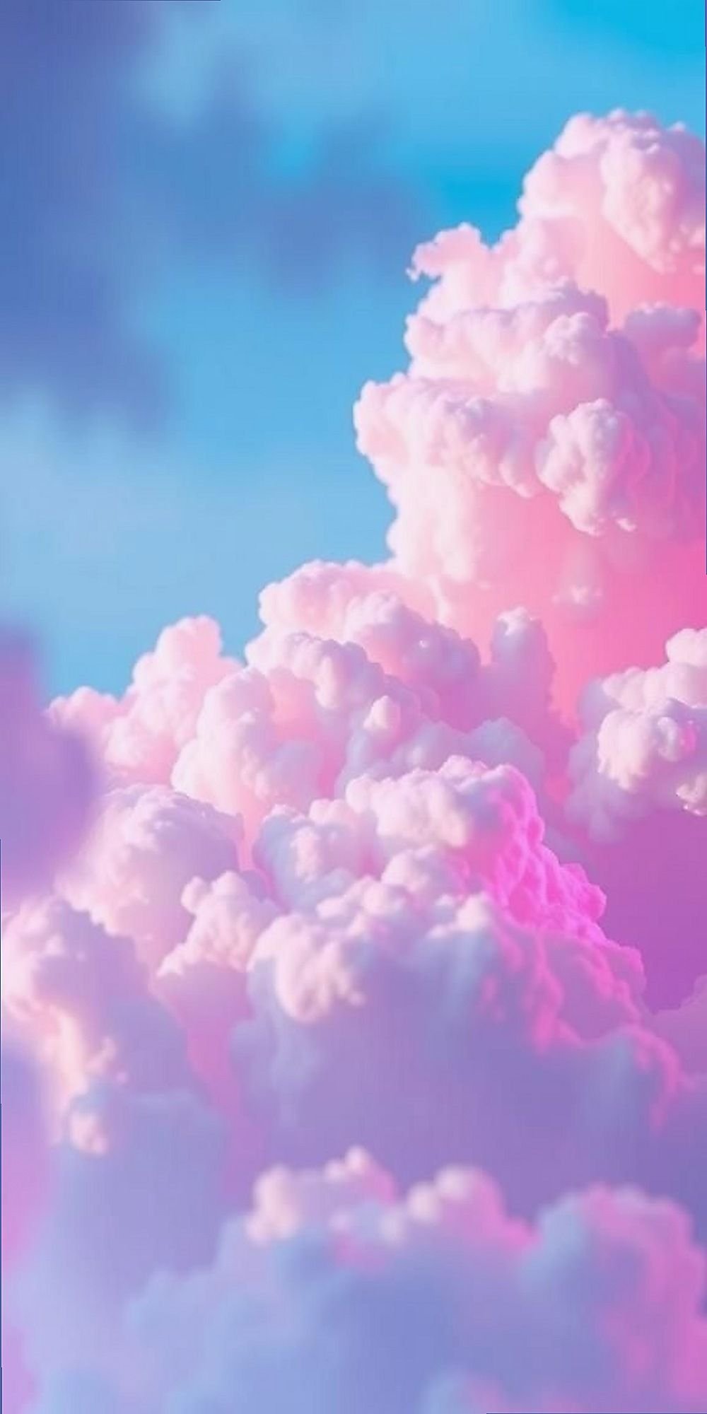 Iridescent Clouds With A Rainbow Sheen