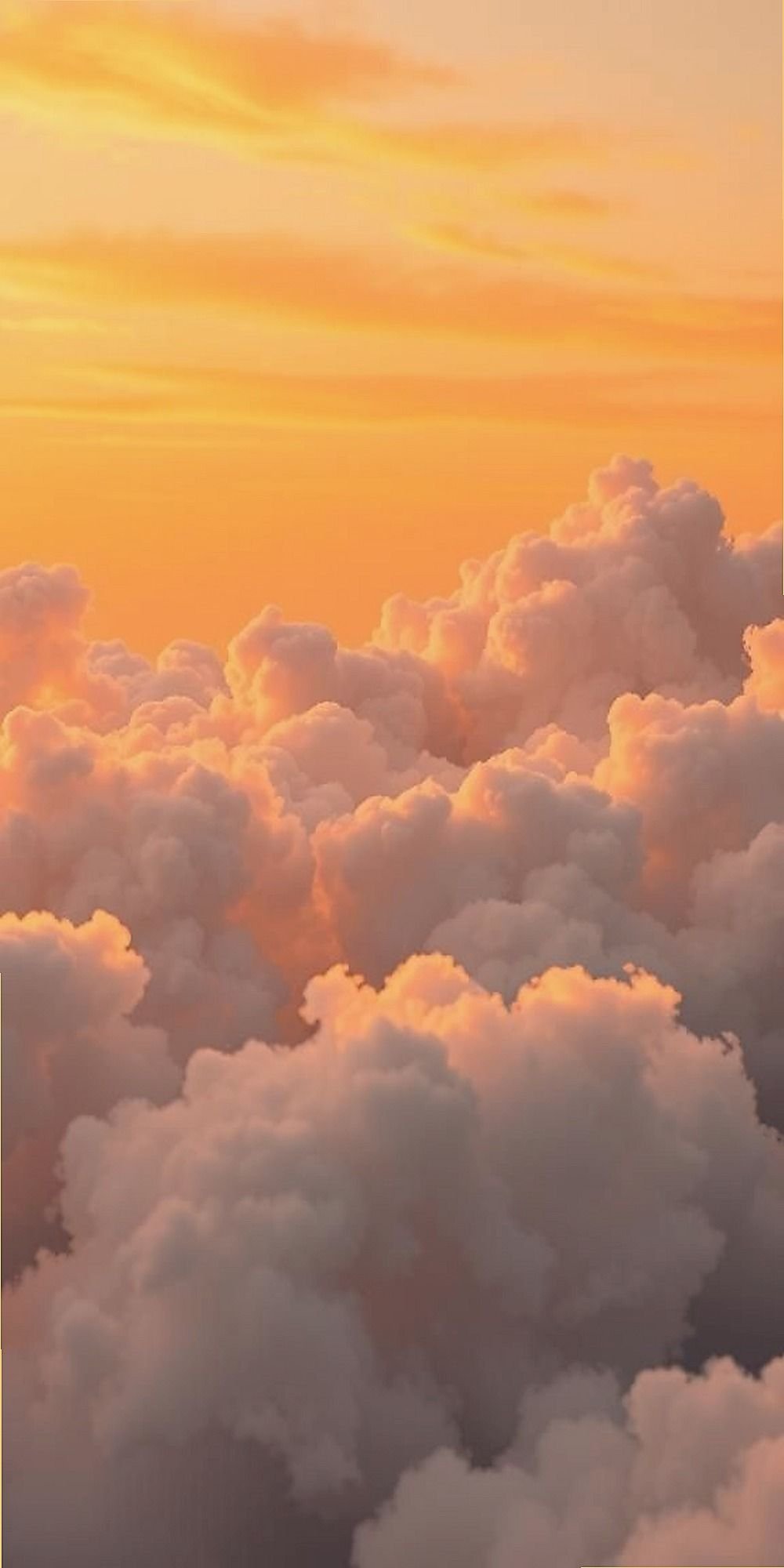 Sunrise Gradient Clouds With Warm Hues